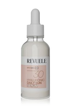Уценка! Солнцезащитная сыворотка для лица Revuele Hyaluronic Daily Sun Serum, SPF 30, 30 мл