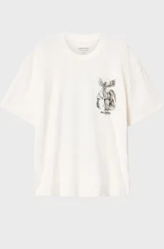 Мужская белая футболка SERAPH Белый L AllSaints M034PF