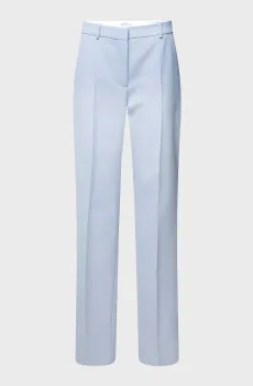 Женские голубые брюки ESSENTIAL SLIM STRAIGHT Голубой 36 Calvin Klein K20K205188