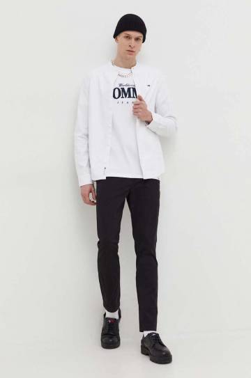 Брюки Tommy Jeans мужские цвет чёрный прямое Брюки Tommy Jeans мужские цвет чёрный прямое