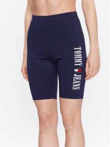 Tommy Jeans Велосипедки DW0DW15643 Cиній Slim Fit Tommy Jeans Велосипедки DW0DW15643 Cиній Slim Fit