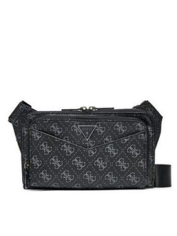 Guess Плоска сумка HMSILO P5114 Чорний Guess Плоска сумка HMSILO P5114 Чорний