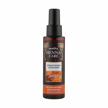 Укрепляющий кондиционер-спрей для волос Venita Henna Care Amber Strengthening Conditioner с экстрактом янтаря, 100 мл Укрепляющий кондиционер-спрей для волос Venita Henna Care Amber Strengthening Conditioner с экстрактом янтаря, 100 мл