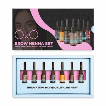 Набор хны для бровей OkO Lash & Brow Power Powder, 7*5 г Набор хны для бровей OkO Lash & Brow Power Powder, 7*5 г
