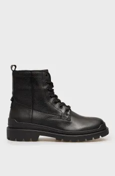 Мужские черные кожаные ботинки Blake Черный 43 G-Star RAW D26641,01