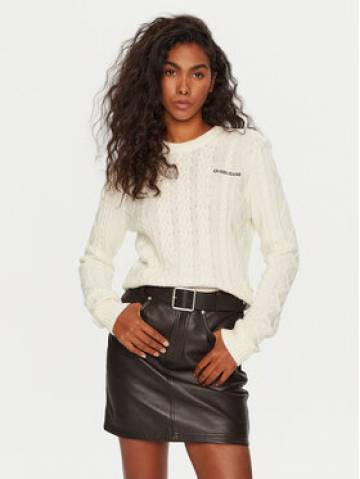 Guess Jeans Светр W4BR13 Z3HN2 Écru Regular Fit Guess Jeans Светр W4BR13 Z3HN2 Écru Regular Fit