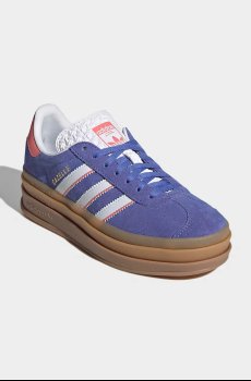 Детские кожаные кроссовки adidas Originals GAZELLE BOLD