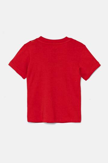 Детская футболка adidas Originals TREFOIL TEE цвет красный с принтом IX5115 Детская футболка adidas Originals TREFOIL TEE цвет красный с принтом IX5115