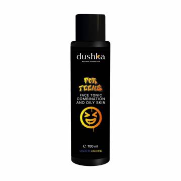 Тоник для лица Dushka For Teens Face Tonic Combination And Oily Skin для подростков, для комбинированной и жирной кожи, 100 мл Тоник для лица Dushka For Teens Face Tonic Combination And Oily Skin для подростков, для комбинированной и жирной кожи, 100 мл