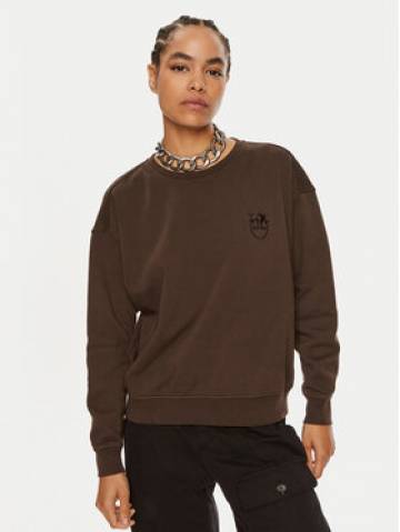 Pinko Світшот Setup 101831 A21P Коричневий Relaxed Fit Pinko Світшот Setup 101831 A21P Коричневий Relaxed Fit