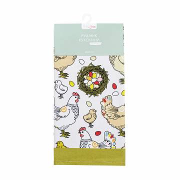 Кухонное полотенце Home Line Курочки, 40*60 см (182820)