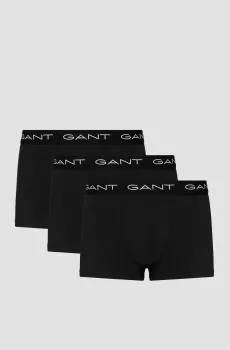 Мужские черные боксеры (3 шт) TRUNK Черный L Gant 900003003