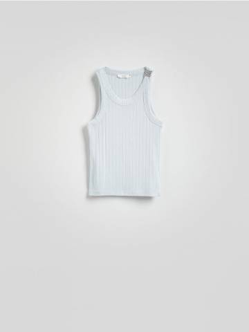 Reserved - LADIES` SINGLET - світло-блакитний - 452FS-50X Reserved - LADIES` SINGLET - світло-блакитний - 452FS-50X