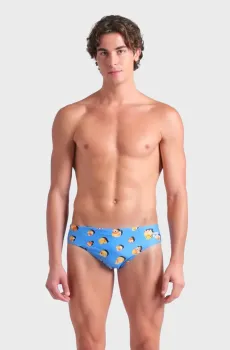 Мужские голубые плавки с узором MENS ARENA DUCKS SWIM BRIEFS Голубой 75 Arena 009482-580