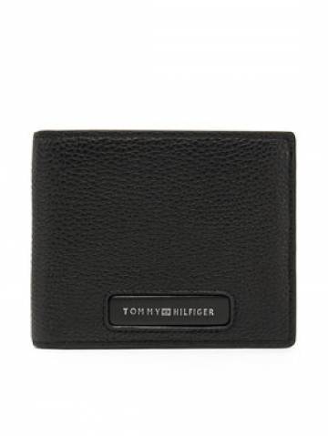 Tommy Hilfiger Велике Чоловіче Портмоне Th Monogram Cc And Coin AM0AM13252 Чорний Tommy Hilfiger Велике Чоловіче Портмоне Th Monogram Cc And Coin AM0AM13252 Чорний