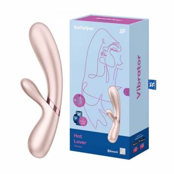 Уценка! Вагинально-клиторальный вибратор Satisfyer Hot Lover нюдовый, 1 шт