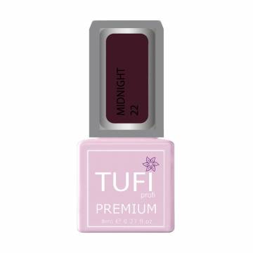 Гель-лак для ногтей Tufi profi Premium Midnight 22 Фиолетовое вино, 8 мл Гель-лак для ногтей Tufi profi Premium Midnight 22 Фиолетовое вино, 8 мл