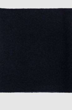 Синий шарф из кашемира