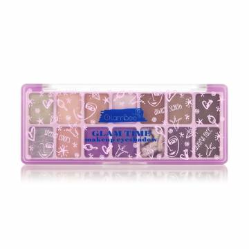 Палетка теней для век GlamBee Glam Time Makeup Eyeshadow 14 оттенков, 03, 9 г Палетка теней для век GlamBee Glam Time Makeup Eyeshadow 14 оттенков, 03, 9 г