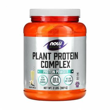 Растительный протеин NOW foods Plant Protein Complex сливочно-ванильный, в порошке, 907 г Растительный протеин NOW foods Plant Protein Complex сливочно-ванильный, в порошке, 907 г