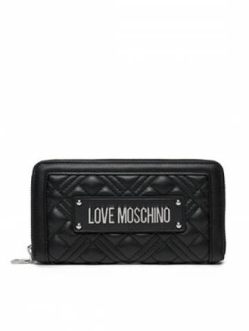 LOVE MOSCHINO Великий жіночий гаманець JC5600PP1MLA000B Чорний LOVE MOSCHINO Великий жіночий гаманець JC5600PP1MLA000B Чорний