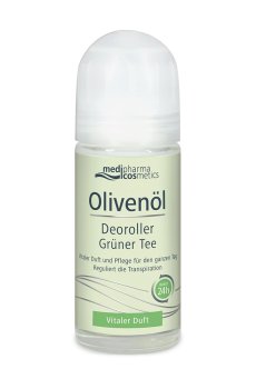 Шариковый дезодорант Оlivenol Deoroller Зеленый чай, женский, 50 мл