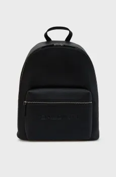 Мужской черный кожаный рюкзак Черный ONESIZE Baldinini G2FPMGEC0055;999
