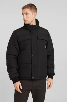 Мужская черная куртка 4 pkt quilted pdd jkt Черный S G-Star RAW D25353,D712