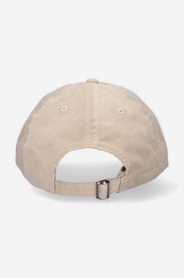 Вельветовая кепка Wood Wood Low profile corduroy cap цвет бежевый однотонная 12130810.9016 Вельветовая кепка Wood Wood Low profile corduroy cap цвет бежевый однотонная 12130810.9016
