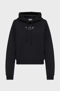 Женское черное худи REGGY Черный XS Diesel A17726 RIAJH