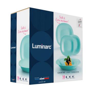 Столовый сервиз Luminarc Carine Light Turquoise, 18 предметов (P7628) Столовый сервиз Luminarc Carine Light Turquoise, 18 предметов (P7628)
