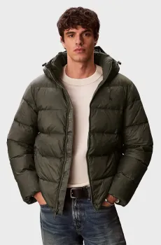 Мужской оливковый пуховик ZIP OFF Оливковый L Calvin Klein Jeans LV04RC518G