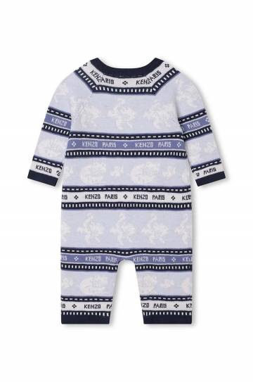 Хлопковый ромпер для младенцев Kenzo Kids Хлопковый ромпер для младенцев Kenzo Kids