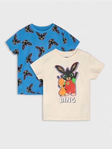 Футболки, 2 шт. Bing - кремовий