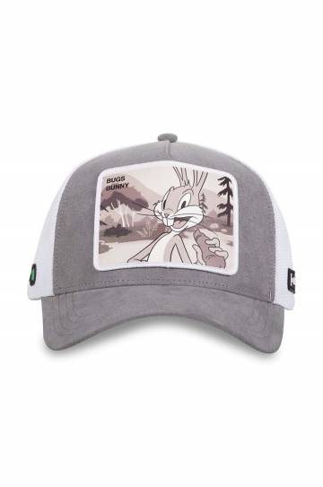 Кепка Capslab x Looney Tunes цвет серый с аппликацией CL/LOO9/1/PCT/BUG Кепка Capslab x Looney Tunes цвет серый с аппликацией CL/LOO9/1/PCT/BUG