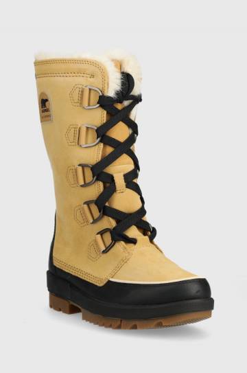 Замшевые кроссовки Sorel TORINO II TALL WP цвет коричневый на плоском ходу с утеплением 1886271373 Замшевые кроссовки Sorel TORINO II TALL WP цвет коричневый на плоском ходу с утеплением 1886271373