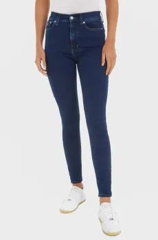 Женские темно-синие джинсы SYLVIA HR SSKN Синий 25-32 Tommy Jeans DW0DW16007