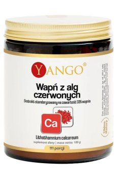 Кальций Yango Calcium из красных водорослей, в порошке, 100 г