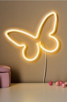 LED-лампа у формі метелика - білий