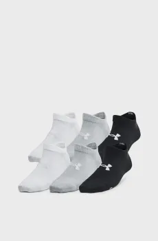 Детские носки (6 пар) UA Yth Essential No Show 6pk Разноцветный 31.5-36.5 Under Armour 1382610-004