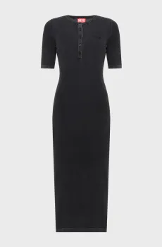 Женское черное платье M-BETTIE Черный M Diesel A21862 0QKBT