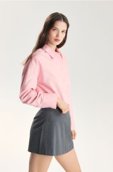 Reserved - Спідниця-шорти з додаванням віскози - темно-сірий - 474HV-90M