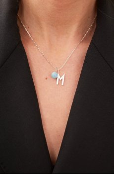 Серебряный кулон Design Letters