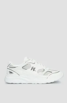 Мужские белые кожаные кроссовки Белый 43 Karl Lagerfeld 541475.855022;10
