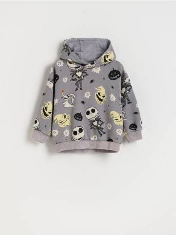 Reserved - BOYS` SWEATSHIRT - світло-сірий - 222BF-09X Reserved - BOYS` SWEATSHIRT - світло-сірий - 222BF-09X