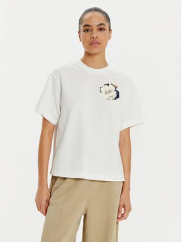Lacoste Футболка TF2667 Білий Oversize Lacoste Футболка TF2667 Білий Oversize