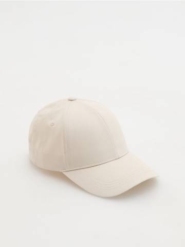 Reserved - MEN`S PEAKED CAP - бежевий - 042CR-08X Reserved - MEN`S PEAKED CAP - бежевий - 042CR-08X