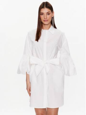 TWINSET Сукня-сорочка 231TT2045 Білий Regular Fit TWINSET Сукня-сорочка 231TT2045 Білий Regular Fit