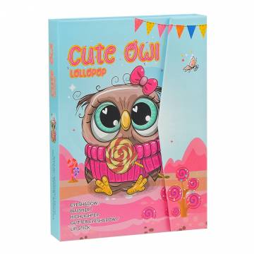 Набір косметики Shantou Jinxing Cute owl блакитний (8624 DO1/1) Набір косметики Shantou Jinxing Cute owl блакитний (8624 DO1/1)