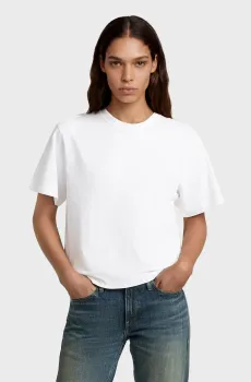 Женская белая футболка Relaxed Белый XS G-Star RAW D28715,E385